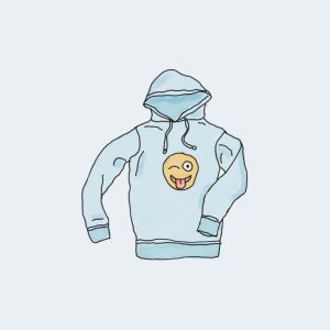 Hoodie con logo