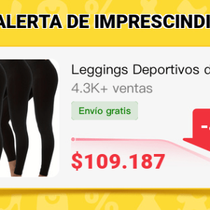 leggings con un descuento del 49% . El precio original de $215.579 ahora está reducido a solo $109.187 con el cupón de descuento. No pierdas la oportunidad de adquirir una prenda de alta calidad a un precio increíble.